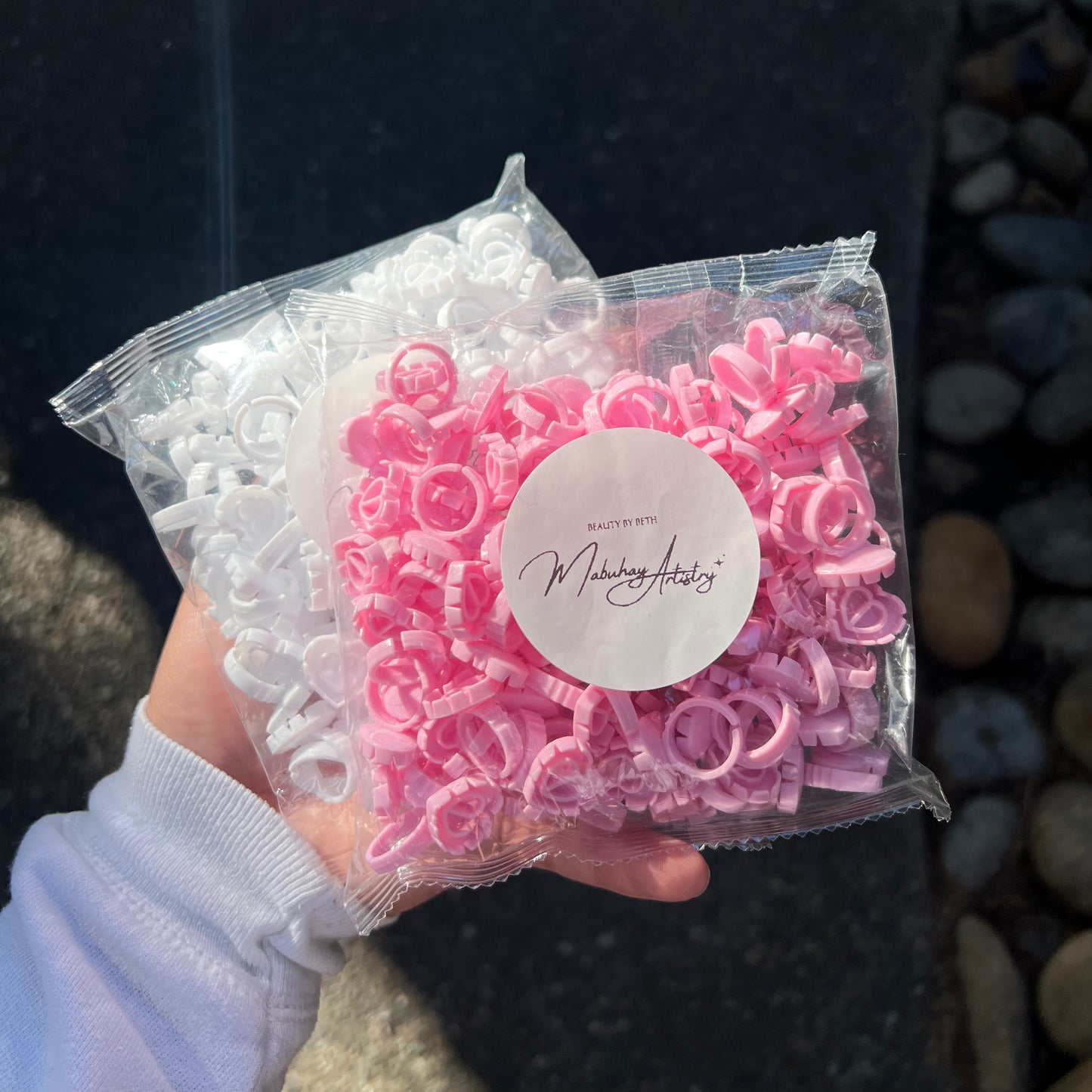 HEART SHAPED ANTI-SLIP GLUE RINGS