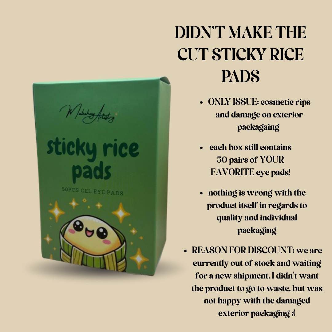 DISCOUNTED STICKY RICE PADS